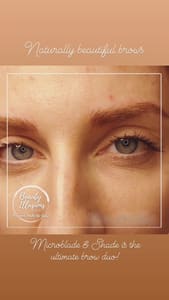 Eyebrow Tattoo result by Beauty Illusions by Ash Nichole in Charlotte, NC