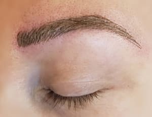 Eyebrow Tattoo result by Beauty in June in Visalia, CA