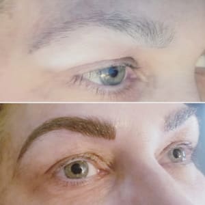 Eyebrow Tattoo result by Beauty in June in Visalia, CA