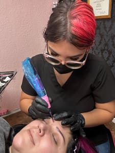 Eyebrow Tattoo result by Beauty Ink. BY AILAINA in Pleasanton, TX