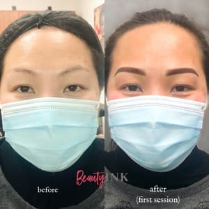 Eyebrow Tattoo result by Beauty INK in Brooklyn Park, MN