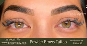 Eyebrow Tattoo result by BEAUTY Ink LV in Las Vegas, NV
