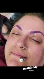 Eyebrow Tattoo result by Beauty Ink Salon & Spa in Kennewick, WA