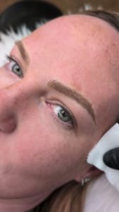 Eyebrow Tattoo result by Beauty Inked by Diana in Burlingame, CA