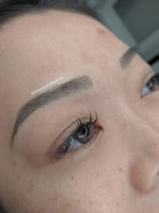 Eyebrow Tattoo result by Beauty Inked by Diana in Burlingame, CA