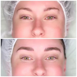 Eyebrow Tattoo result by Beauty Lab Microblading Charlotte in Charlotte, NC