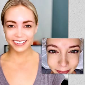 Eyebrow Tattoo result by Beauty Lab Microblading Charlotte in Charlotte, NC