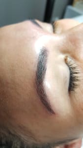 Eyebrow Tattoo result by Beauty Lounge & Co in Gainesville, FL