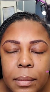 Eyebrow Tattoo result by Beauty Mark & Co. in Ontario, CA