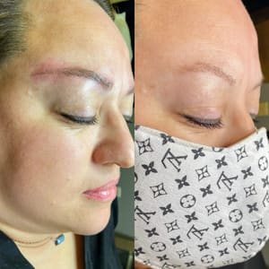Eyebrow Tattoo result by Beauty Marks By Jenny in Leon Valley, TX