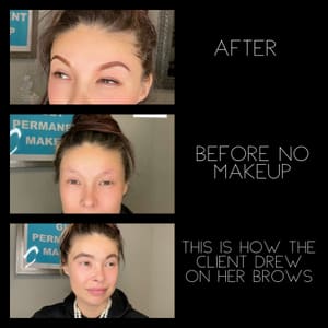 Eyebrow Tattoo result by Beauty Marks Studio in Kirkwood, MO