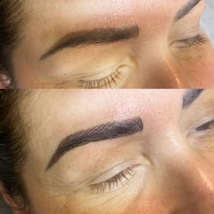 Eyebrow Tattoo result by Beauty Mix- Beauty Services and Microblading Training in Encino, CA