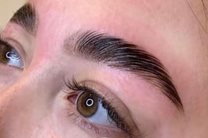 Eyebrow Tattoo result by Beauty Plus Salon( browsThreading/waxing/laminaion/tint,lashes extensions/Lift/tint ,facial,sugaring,head spa,Microblading) in Arlington, VA