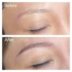 Eyebrow Tattoo result by Beauty PMA in Tustin, CA