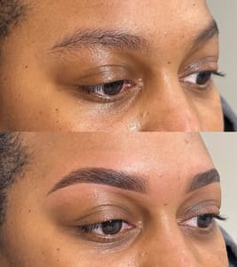 Eyebrow Tattoo result by Beauty Room 11 in Madison Heights, MI
