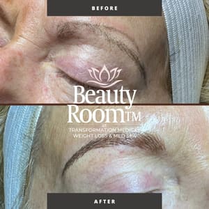 Eyebrow Tattoo result by Beauty Room TM in Hilton Head Island, SC