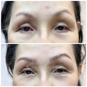 Eyebrow Tattoo result by Beauty Skin Bar llc in Fairfax, VA