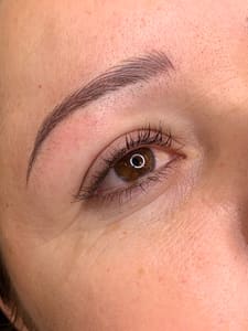 Eyebrow Tattoo result by Beauty & THE BLADE Cosmetic Parlour in Middletown, CA