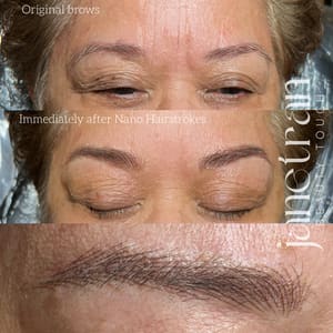 Eyebrow Tattoo result by Beauty Touch by Jane Tran in Dallas, GA