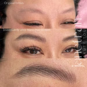 Eyebrow Tattoo result by Beauty Touch by Jane Tran in Dallas, GA