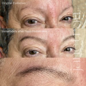 Eyebrow Tattoo result by Beauty Touch by Jane Tran in Dallas, GA