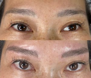 Eyebrow Tattoo result by Beauty touch pmu LLC/microblading & Lip blush in Honolulu, HI
