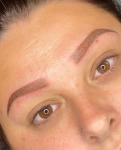 Eyebrow Tattoo result by Beauty With Mare in Pasadena, MD