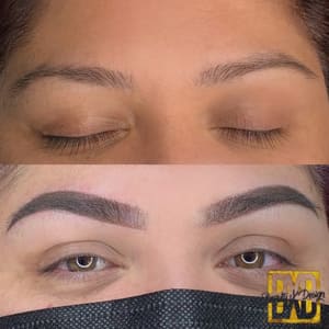 Eyebrow Tattoo result by Beauty X Design in Castroville, CA