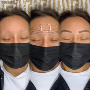 Eyebrow Tattoo result by Beauty X Design in Castroville, CA