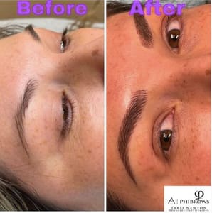 Eyebrow Tattoo result by beautybytarsi in Tempe, AZ