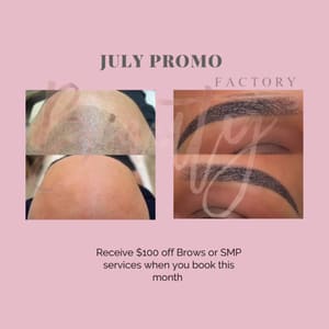 Eyebrow Tattoo result by BeautyFactoryNJ in Englewood, NJ