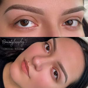 Eyebrow Tattoo result by Beautylosophy Lash Design & Permanent Makeup in Pearland, TX