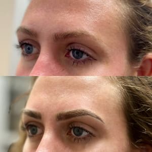 Eyebrow Tattoo result by BeautyRx by Melissa in Fort Lauderdale, FL