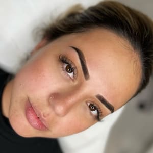 Eyebrow Tattoo result by Bee You Spa LLC in Wyoming, MI