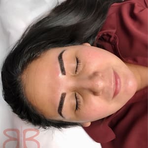 Eyebrow Tattoo result by Beguile Microblading Permanet Makeup in Atascosa, TX