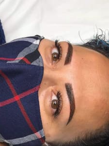 Eyebrow Tattoo result by Beguile Microblading Permanet Makeup in Atascosa, TX