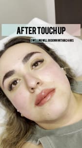 Eyebrow Tattoo result by Beholder Aesthetics in New Bern, NC