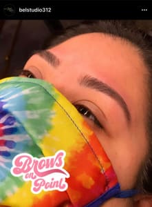 Eyebrow Tattoo result by Bel Studio 312 in Parker, TX