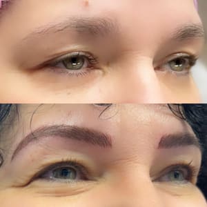Eyebrow Tattoo result by Bella Beauty bar in Moonachie, NJ
