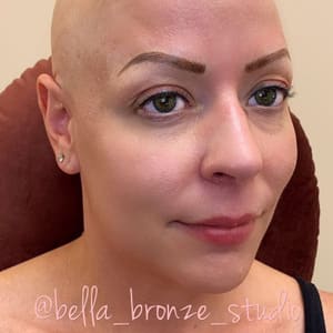 Eyebrow Tattoo result by Bella Bronze Studio in Phoenix, AZ