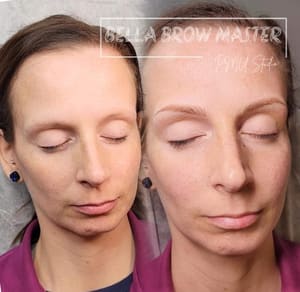 Eyebrow Tattoo result by Bella Brow Master PMU Studio in Harrisburg, PA