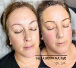 Eyebrow Tattoo result by Bella Brow Master PMU Studio in Harrisburg, PA