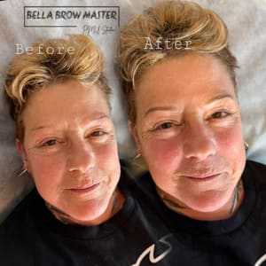 Eyebrow Tattoo result by Bella Brow Master PMU Studio in Harrisburg, PA