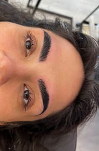 Eyebrow Tattoo result by Bella. Brow Threading Salon in Omaha, NE