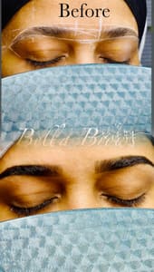 Eyebrow Tattoo result by Bella brows beauty spa Ltd in Columbus, OH