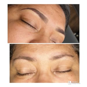 Eyebrow Tattoo result by Bella brows beauty spa Ltd in Columbus, OH