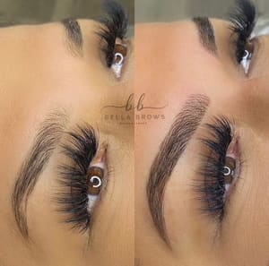 Eyebrow Tattoo result by Bella Brows Microblading in Bakersfield, CA