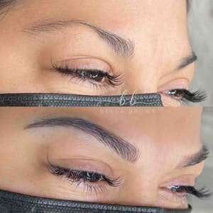 Eyebrow Tattoo result by Bella Brows Microblading in Bakersfield, CA