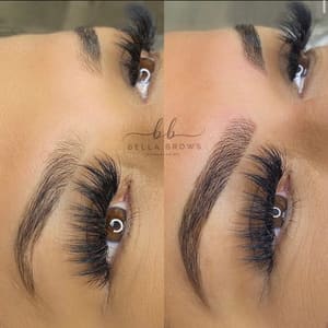 Eyebrow Tattoo result by Bella Brows Microblading in Bakersfield, CA