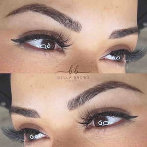 Eyebrow Tattoo result by Bella Brows Microblading in Bakersfield, CA